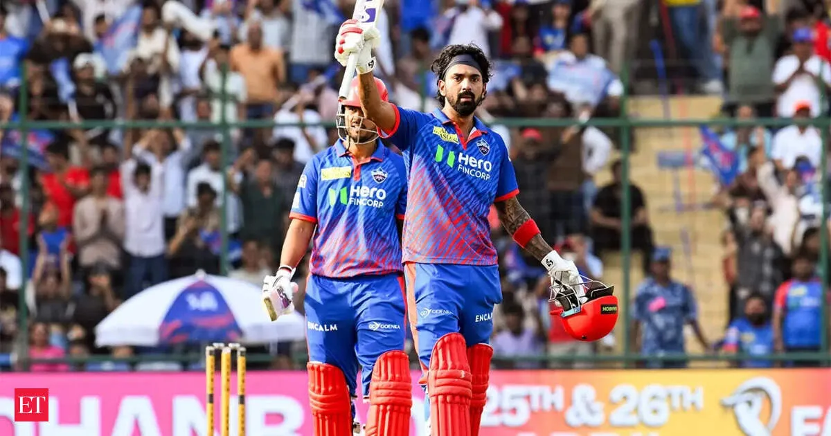 KL Rahul 152 not out Delhi Capitals post 264 2 vs Punjab Kings with record partnership