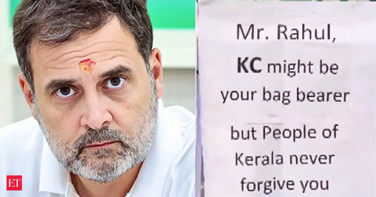 Wayanad posters warn Rahul and Priyanka to forget Wayanad amid chief minister delay