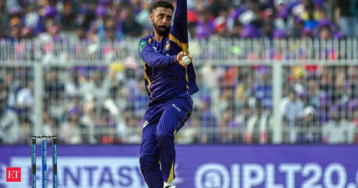 Varun Chakaravarthy hits 200 T20 wickets as KKR chase 156 in IPL 2026 thriller