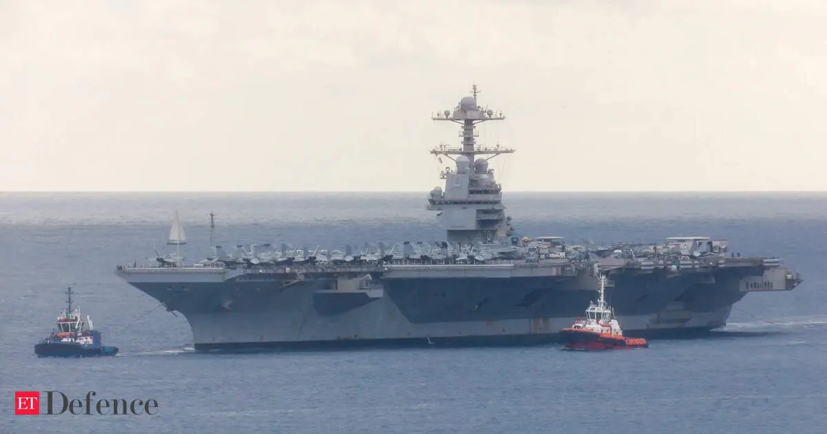 USS Gerald R Ford leaves Middle East after record 10 month deployment as Iran ceasefire stays fragile
