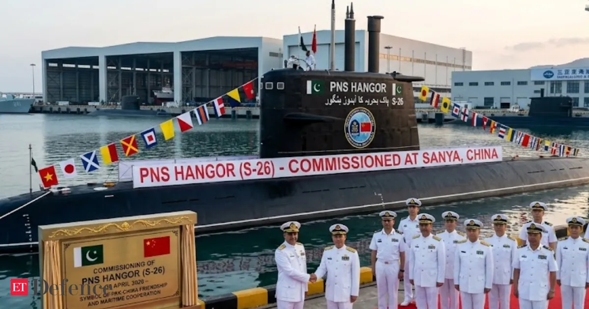 Pakistan commissions Chinese Hangor submarine boosting AIP fleet as India faces undersea delays