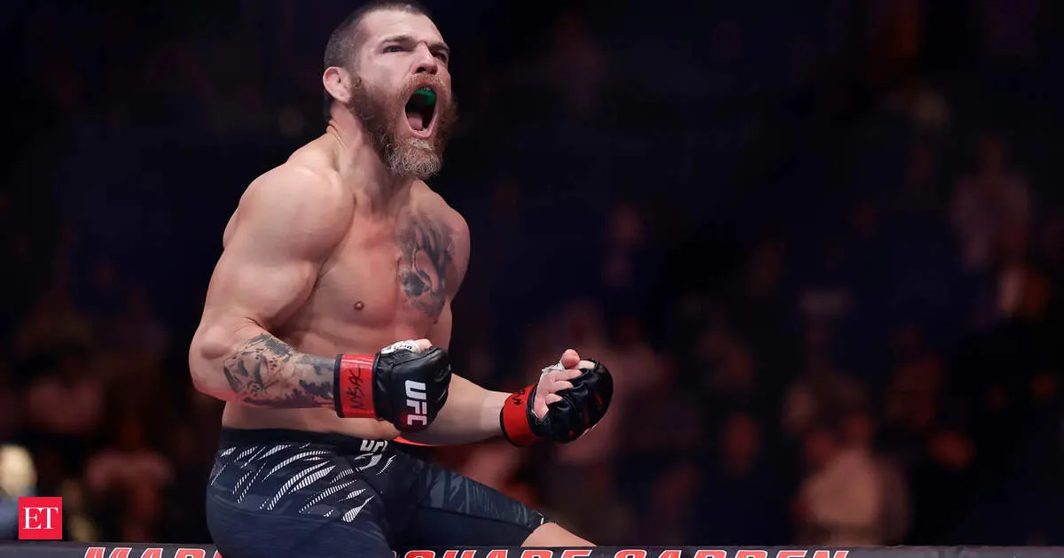 UFC 328 Chimaev vs Strickland chaos erupts as security intervenes after brutal leg kick