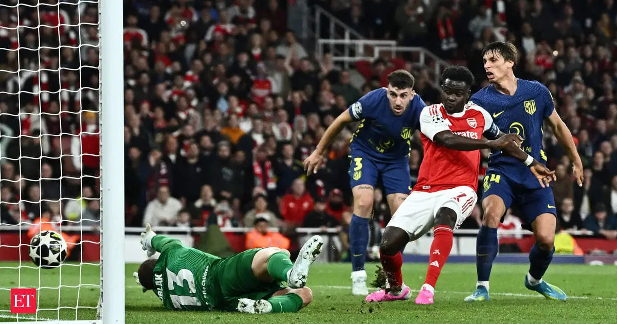 Saka fires Arsenal past Atletico into Champions League final with a 2-1 aggregate win