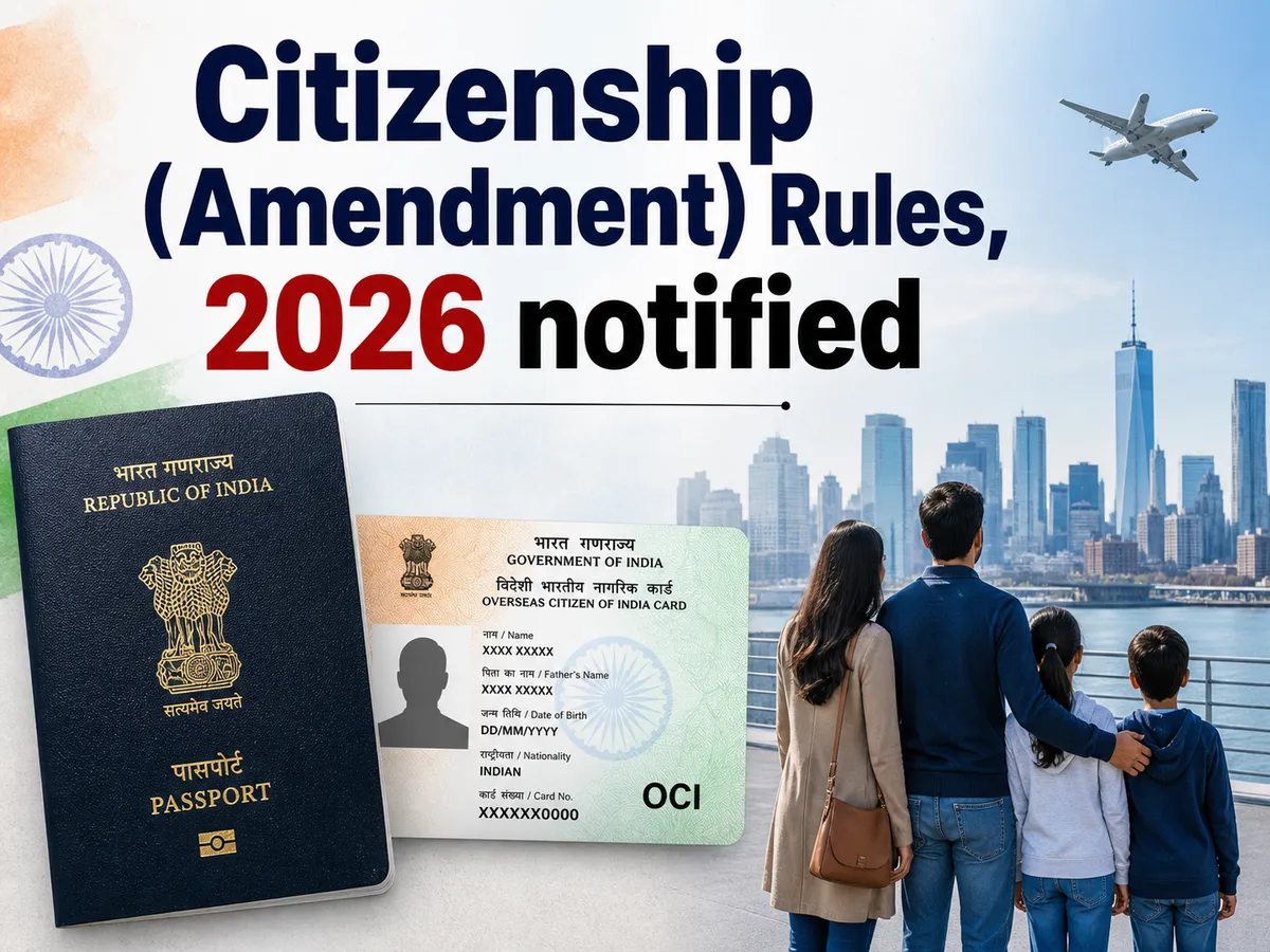 New OCI and citizenship rules 2026 ban dual passports for minors and fully digitize e OCI