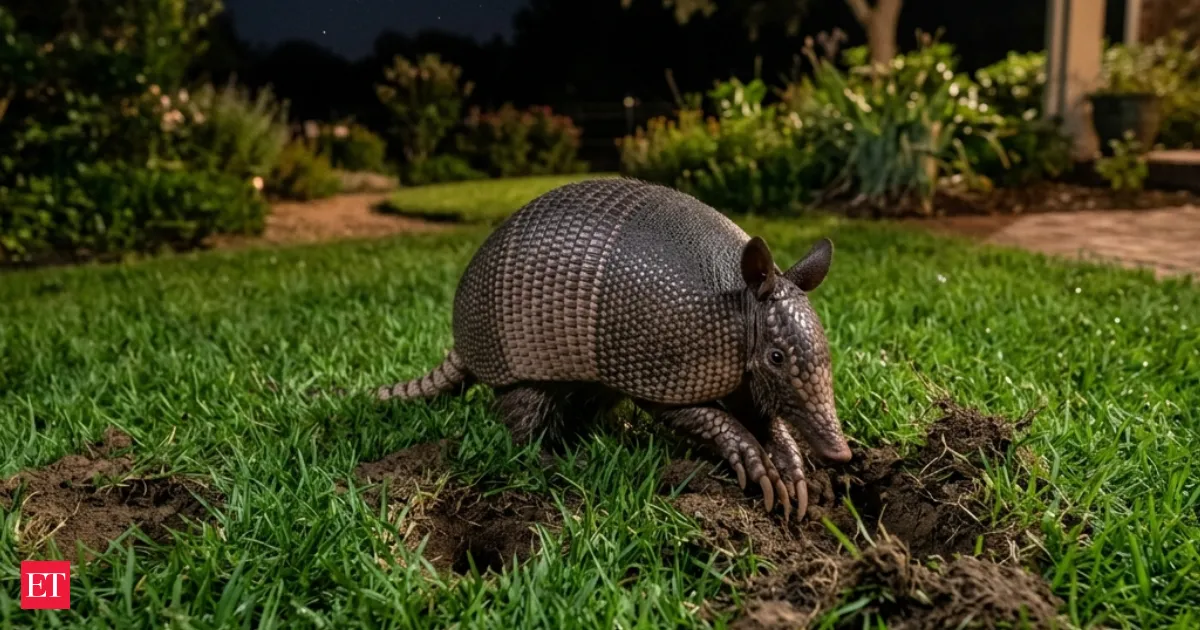 Armadillo ice cream cone holes explained and how to stop midnight lawn drilling