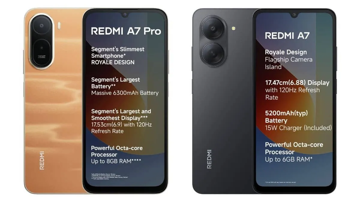 Redmi A7 Pro and Redmi A7 launch in India promising all day battery reliability