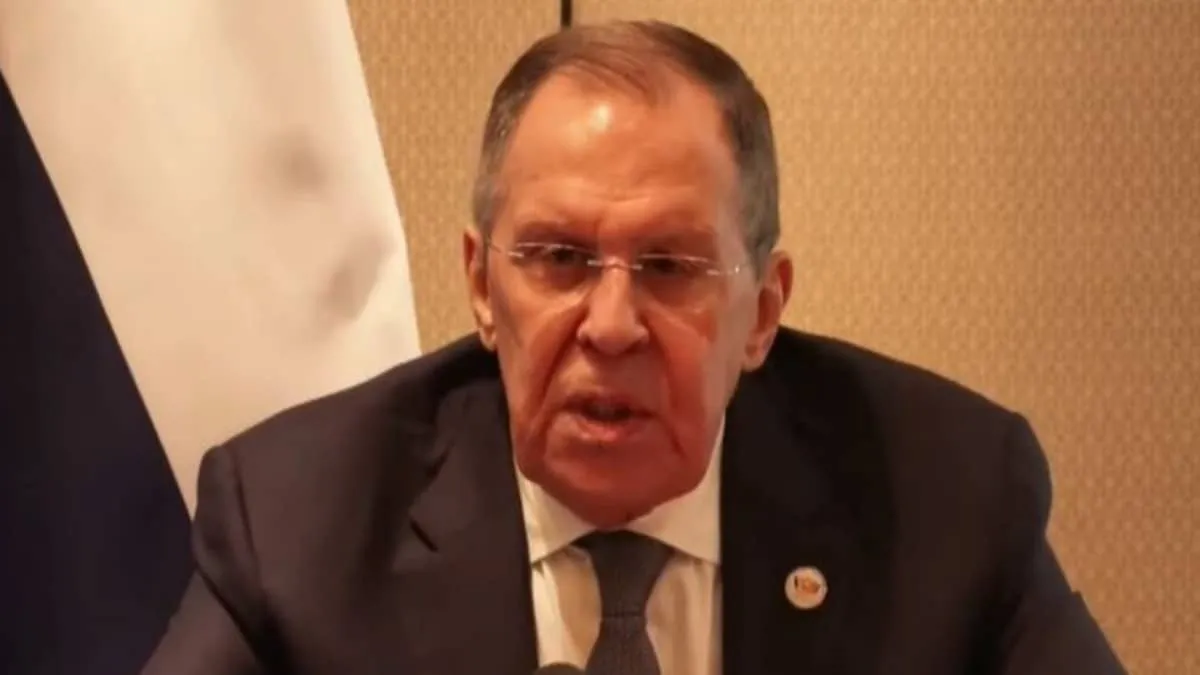 Lavrov warns a phone user at BRICS talks then jokes about guns sparking laughter in Delhi