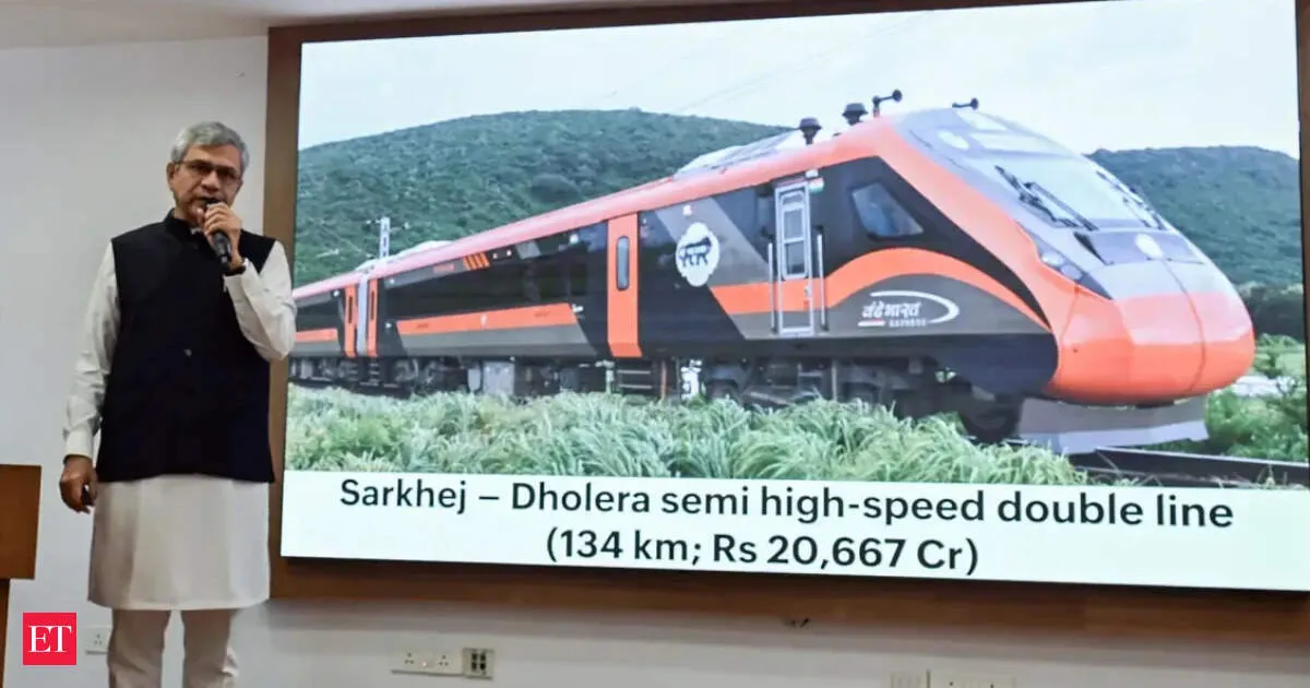 India’s first indigenous 200 kmph Ahmedabad Dholera rail corridor clears Cabinet Rs 20667 crore