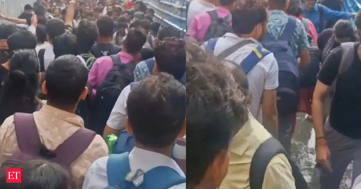 Noida commuters suffer daily nightmare on Metro gap between Sector 51 and 52 in monsoon