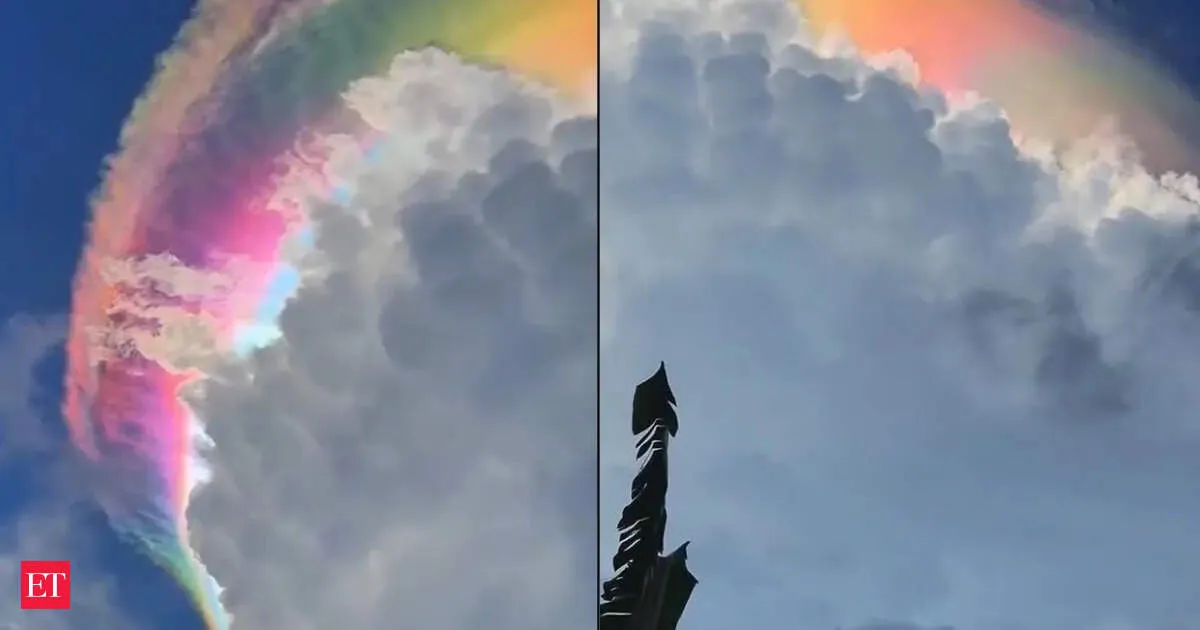 Indonesia’s Rainbow Cloud Goes Viral Experts Explain How It Forms And What It Means