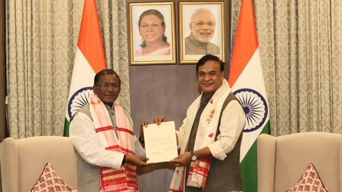 Assam CM Himanta Sarma resigns to governor after BJP hat trick win