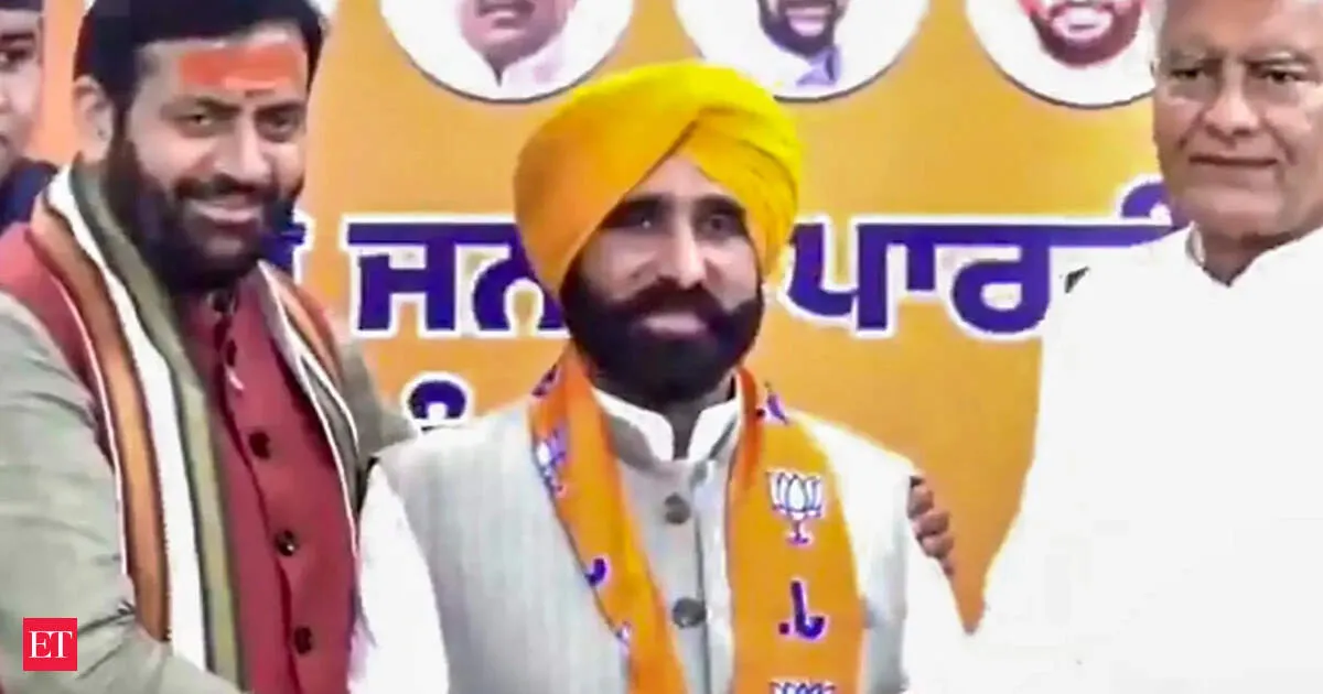 Punjab CM Bhagwant Mann’s cousin switches to BJP ahead of assembly polls