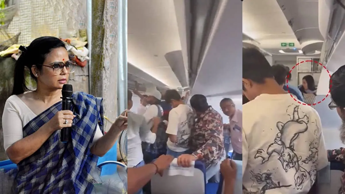 Mahua Moitra Faces Slogans Midflight as Viral Video Shows Crowd Calling Her a Thief