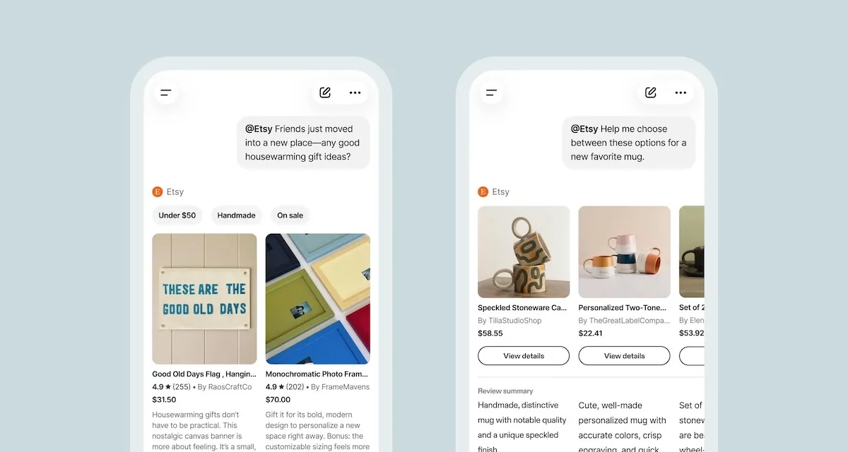 Etsy launches a ChatGPT app to turn conversations into direct shopping