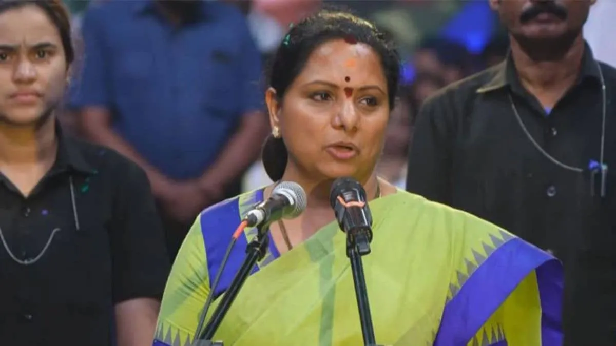 K Kavitha launches Telangana Rashtra Sena after BRS split