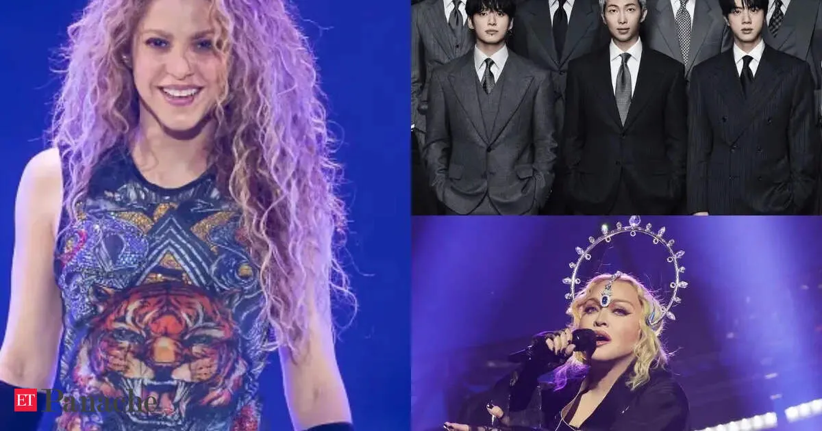 BTS Madonna Shakira set for FIFA World Cup final halftime show watch details in India