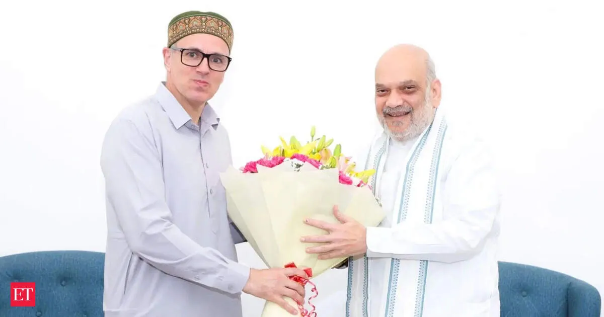 Omar Abdullah meets Amit Shah presses for statehood and reservation rationalisation after elections
