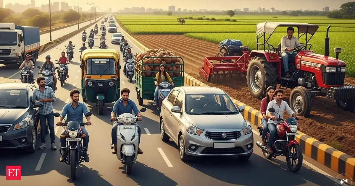 Auto sales jump 13 percent to 2.61 million as rural demand and GST boost demand