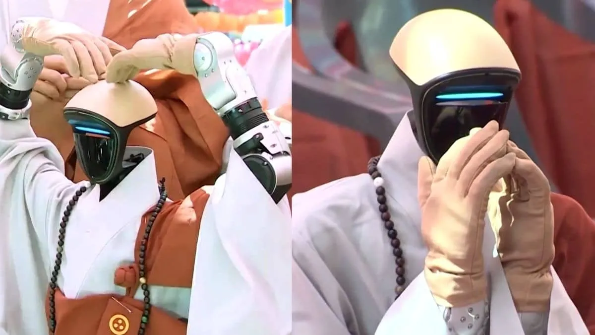 South Korea unveils humanoid robot monk Gabi mimicking Buddhist rituals ahead of Buddha’s birthday