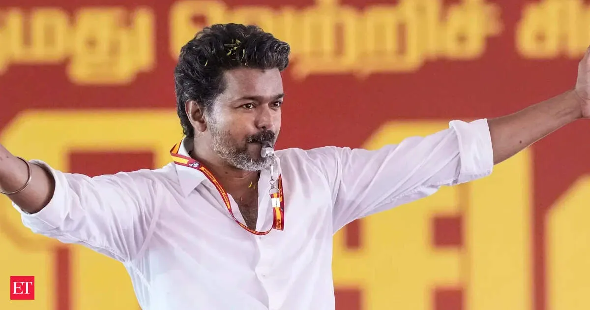 Vijay’s TVK shocks Tamil Nadu as single largest party, actor-turned leader tops both seats