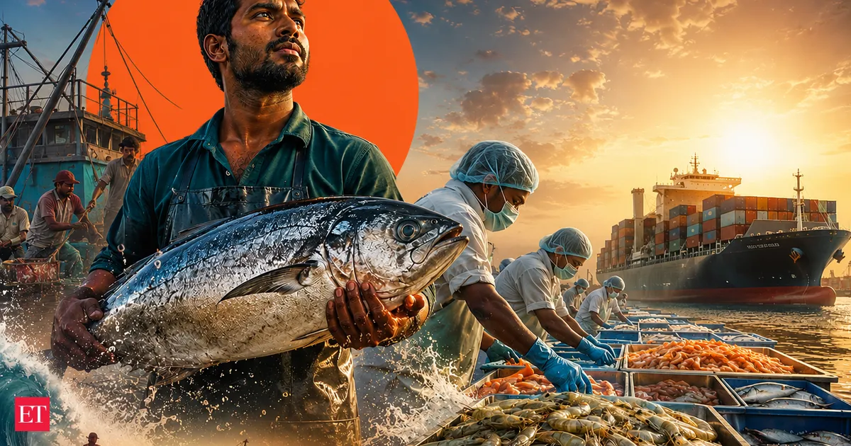 Seafood exporters rebound after a 50% US tariff as India records record FY26 shipments