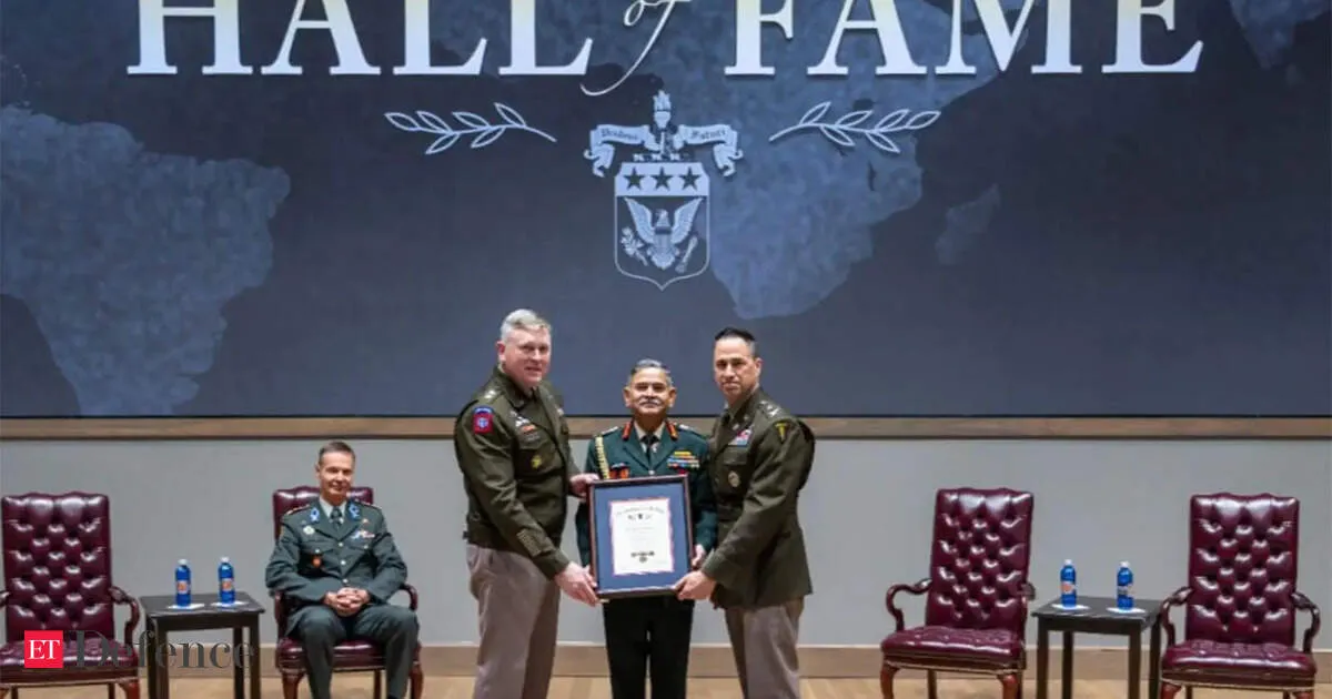 Indian Army chief Upendra Dwivedi inducted into US Army War College Hall of Fame