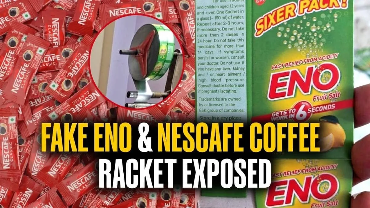 Delhi police bust fake ENO and Nescafe racket seizing 1.5 lakh sachets and arresting four