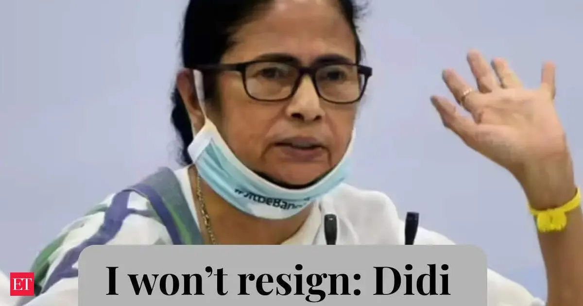Mamata Banerjee says she will not resign as BJP secures majority in West Bengal