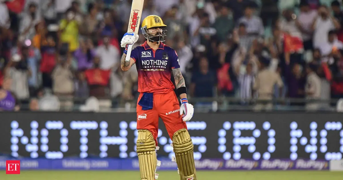 Kohli strikes again with IPL record ninth ton as RCB chase KKR by six wickets to top table