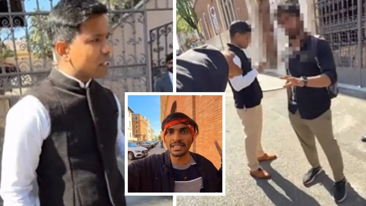 Viral Rome Video Shows Indian Tourists Clash With Embassy Officials Over Recording
