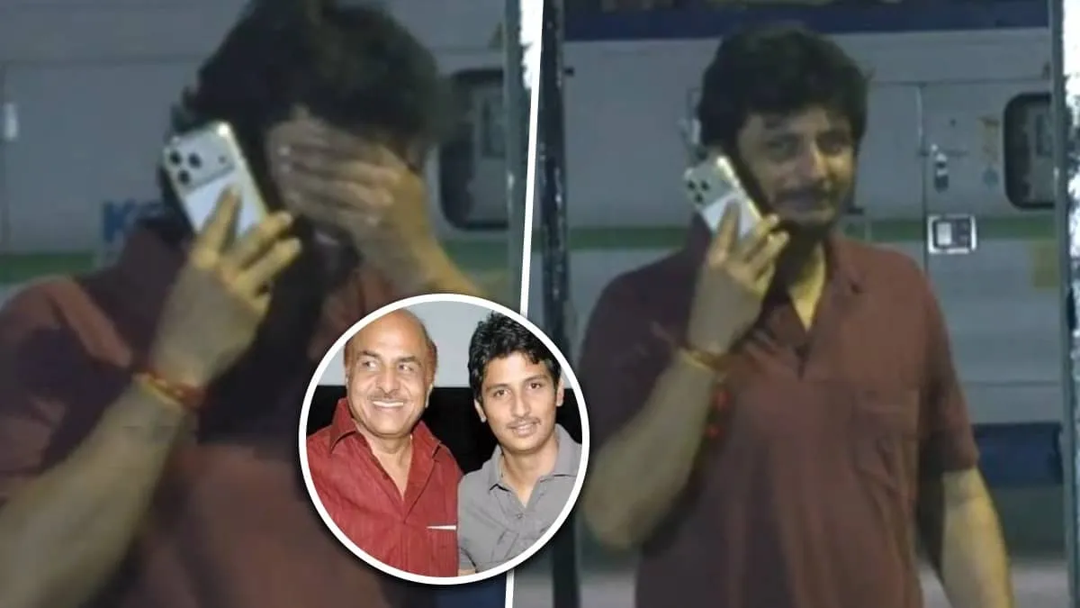 Jiiva breaks down after father RB Choudary death in horrific car crash clip