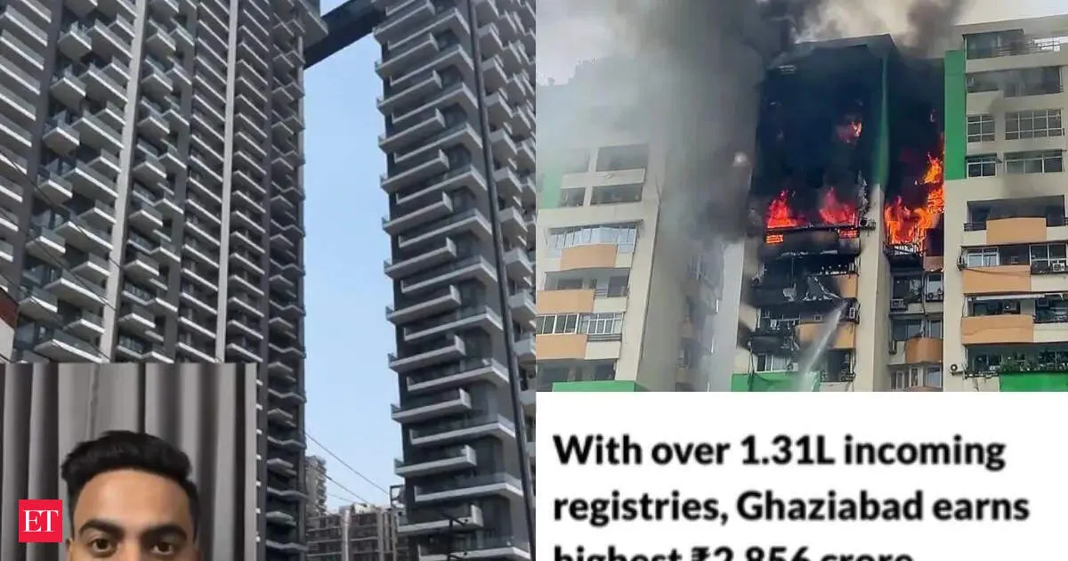 Ghaziabad ₹4 crore flats face broken roads and failed fire lifts in viral resident video