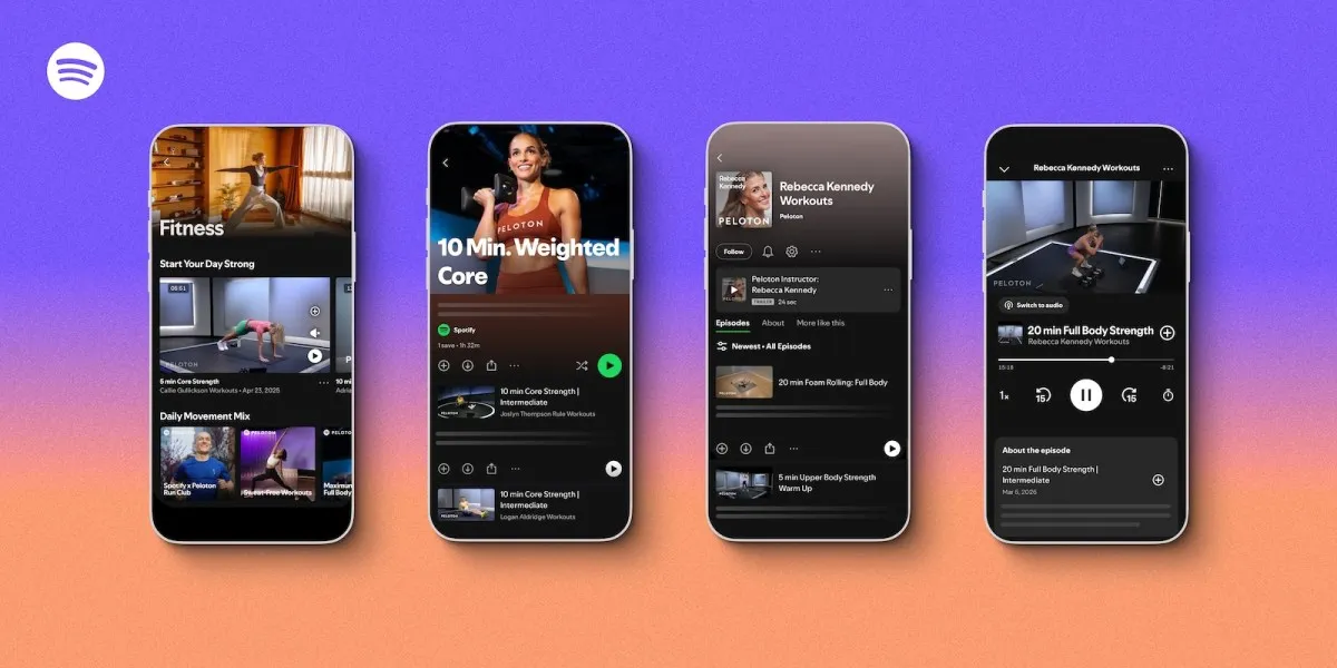 Spotify to add fitness content with workout videos and Peloton classes in app