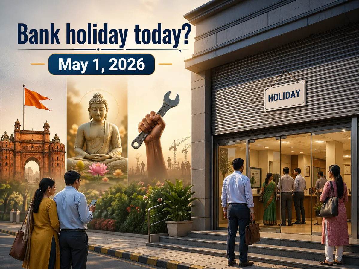 Banks closed May 1 2026 in multiple states Check holiday list before you plan transactions
