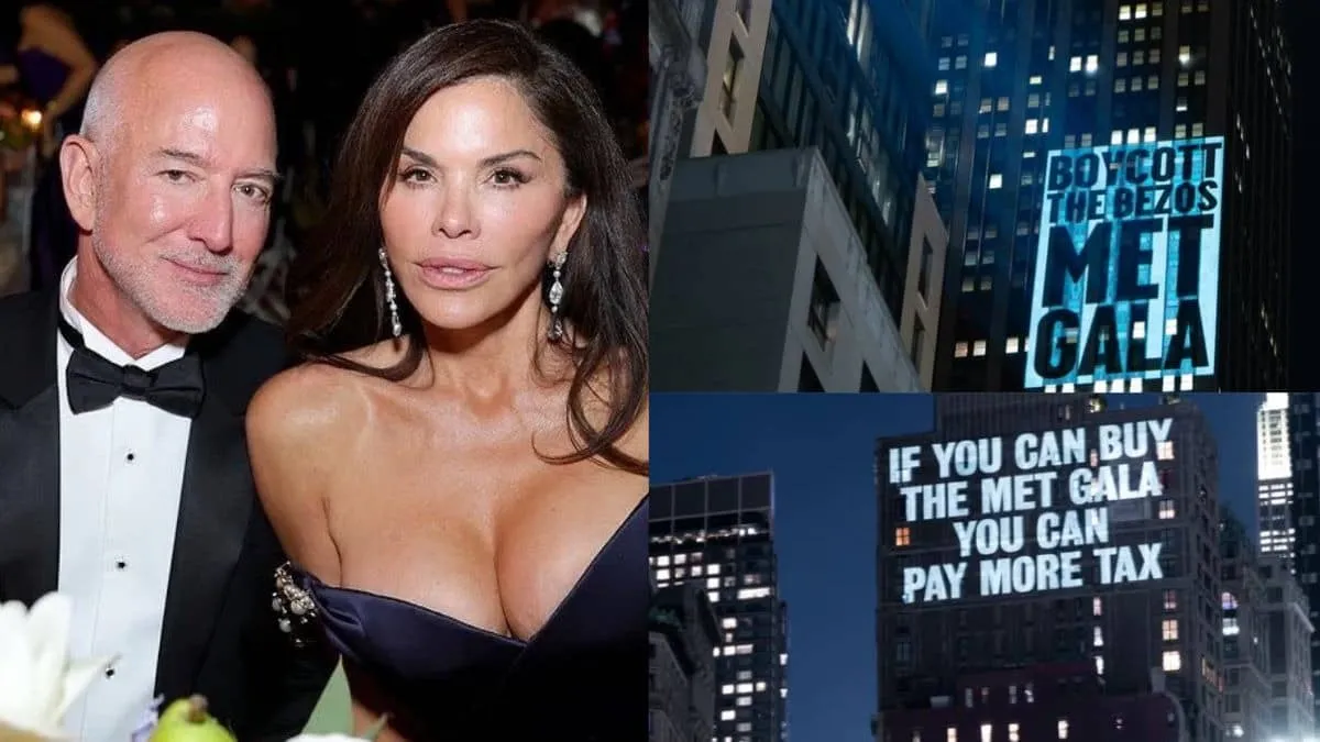 Bezos Met Gala boycott sparks backlash over power money and politics ties