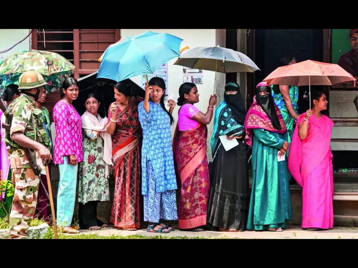 Record voter turnout in Indian states as women lead in a surprise surge