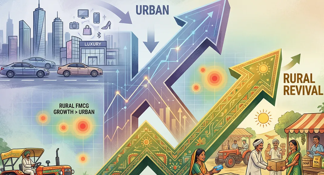 India’s K-shaped recovery is flattening fast as rural demand surges and cities slow