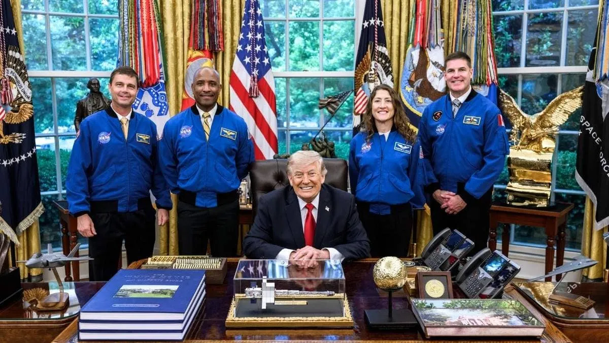 Trump hints NASA could land on the Moon before his term ends during Artemis meeting