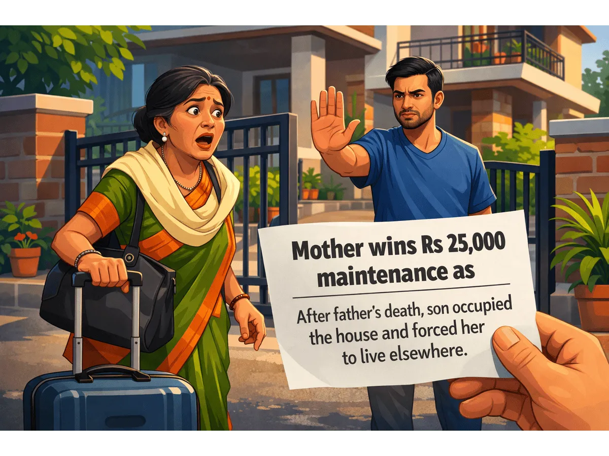 Calcutta High Court backs mother after sons evict her but orders Rs 25000 monthly maintenance