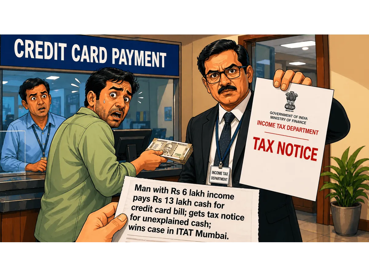 ITAT clears Mumbai man after Rs 13 lakh cash credit card payment tax notice