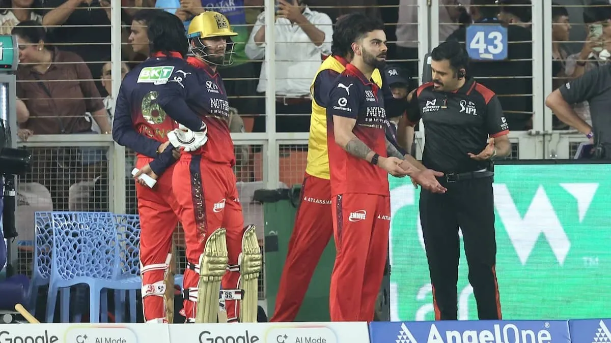 Virat Kohli loses cool as umpire decision sparks fury in RCB vs GT IPL 2026