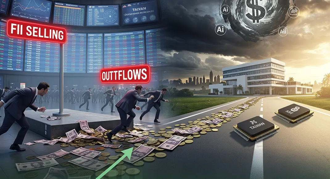 FIIs cut India exposure again as global money pivots elsewhere in 2025