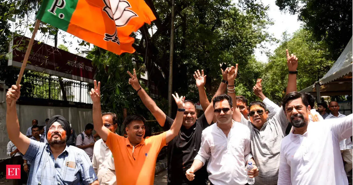 BJP celebrations erupt across West Bengal as early trends show a major shift
