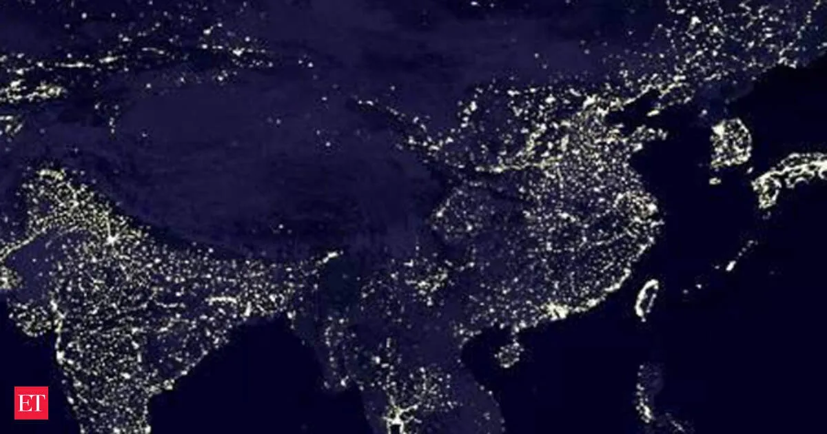 Earth is getting brighter at night as cities expand and power reaches more people