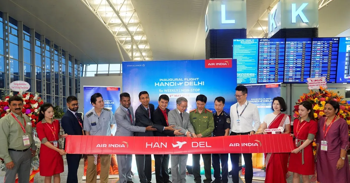 Air India launches Delhi to Hanoi nonstop route five times weekly boosting Vietnam travel for Indians