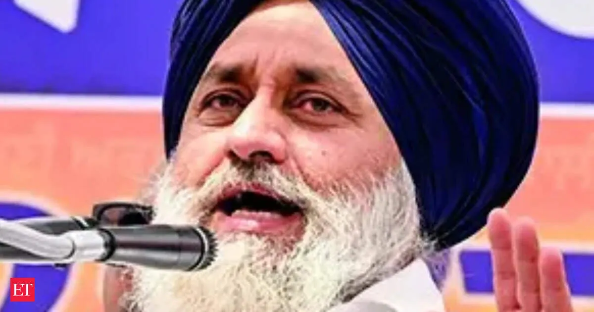 Sukhbir Singh Badal Declares AAP Collapse After MPs Jump to BJP in Punjab