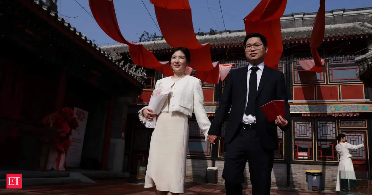 China marriages plunged to decade low as demographic fears intensify