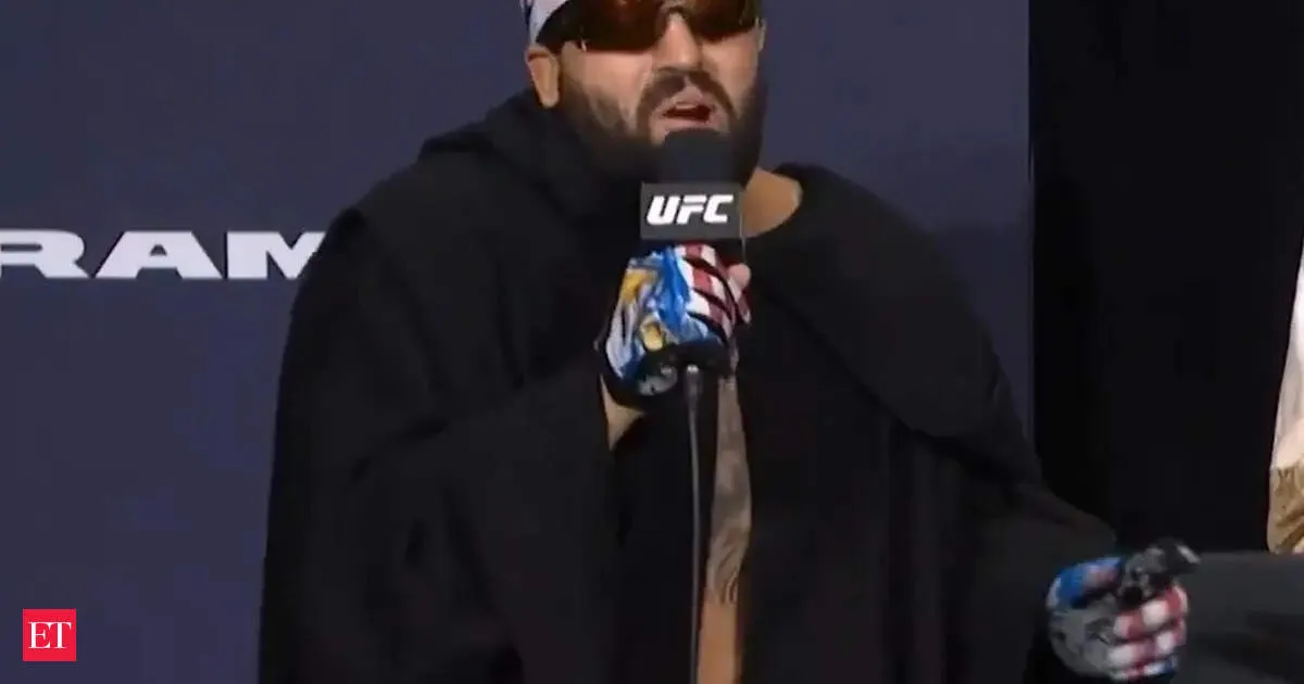 Josh Hokit escorted out after UFC Freedom 250 chaos and Ilia Topuria object thrown