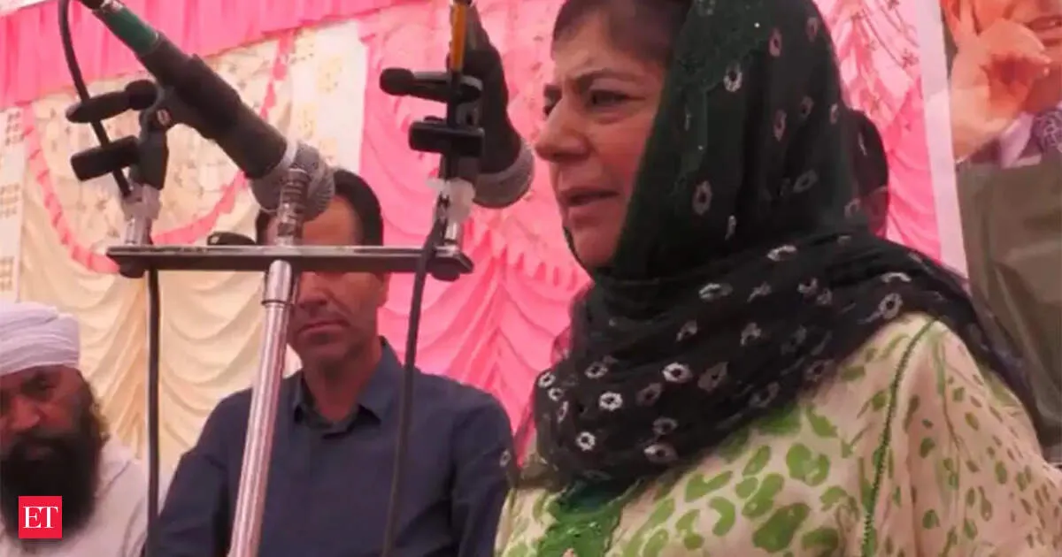 Mehbooba Mufti claims secret Pakistan talks while warning Kashmir’s culture is at risk