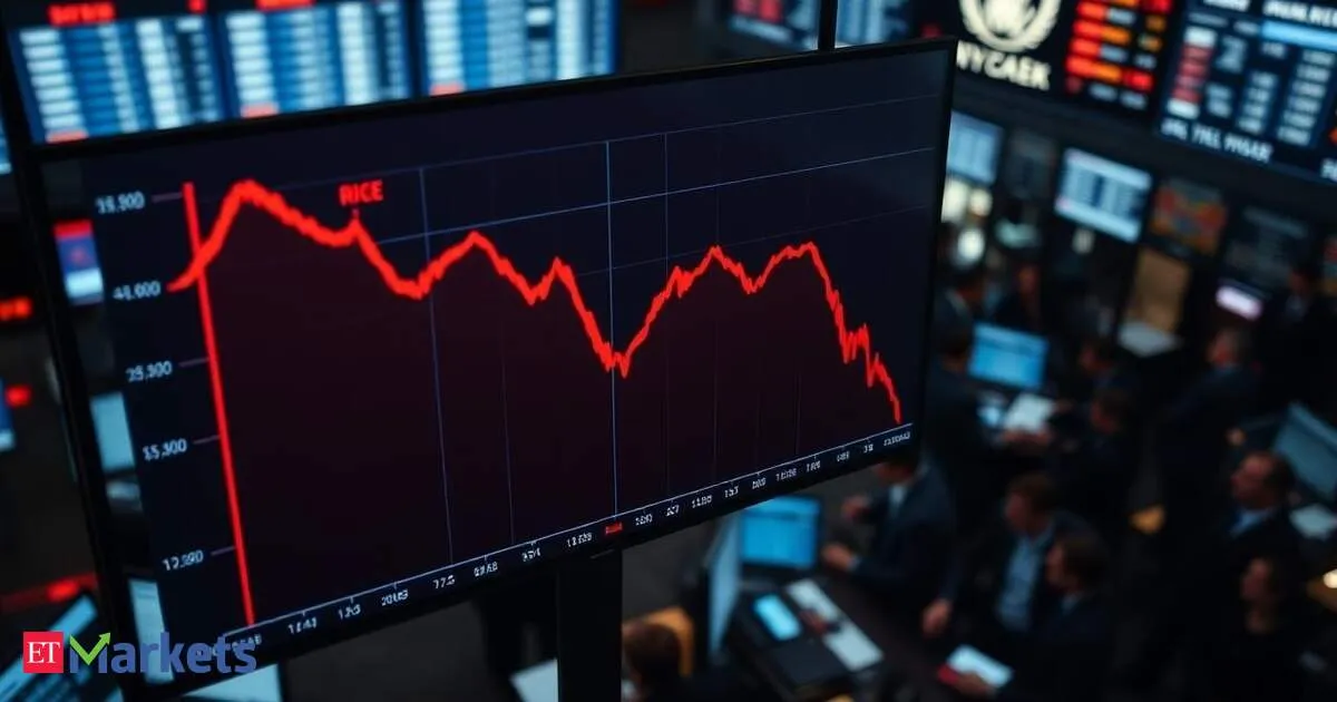 Sensex slips 250 points as US Iran tensions spike and rupee hits record low